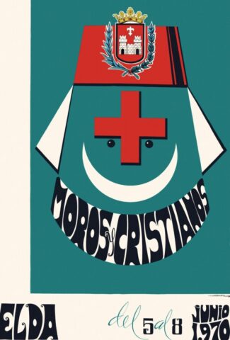 cartel moros cristianos elda 1970