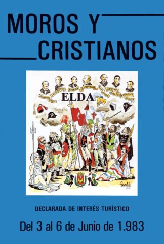 cartel moros cristianos elda 1983