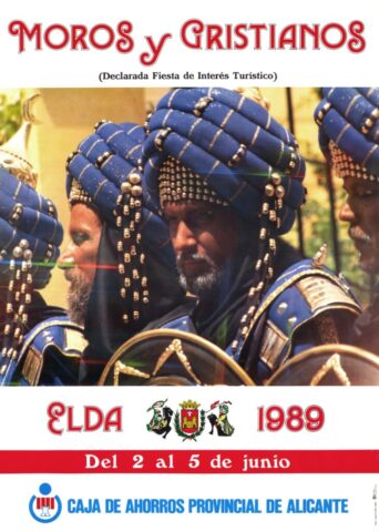 cartel moros cristianos elda 1989
