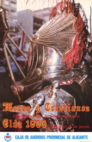 cartel moros cristianos elda 1990