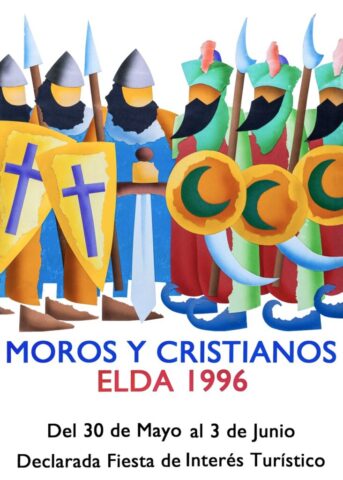 cartel moros cristianos elda 1996