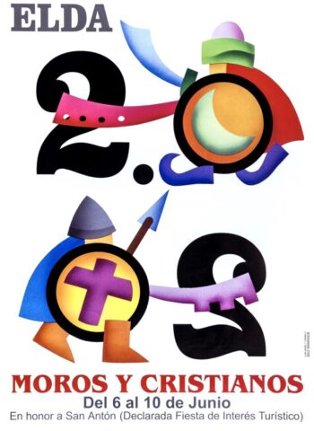 cartel moros cristianos elda 2002