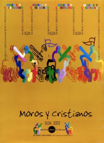 cartel moros cristianos elda 2003