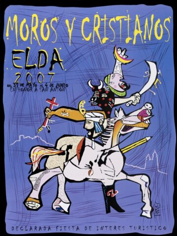 cartel moros cristianos elda 2007