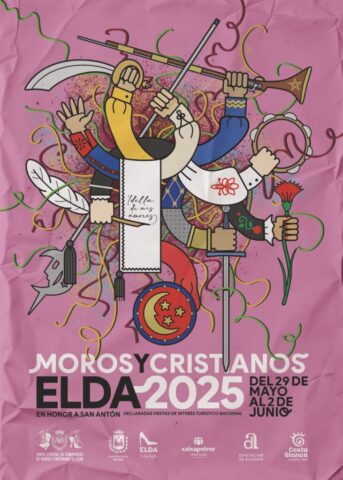 cartel moros cristianos elda 2025