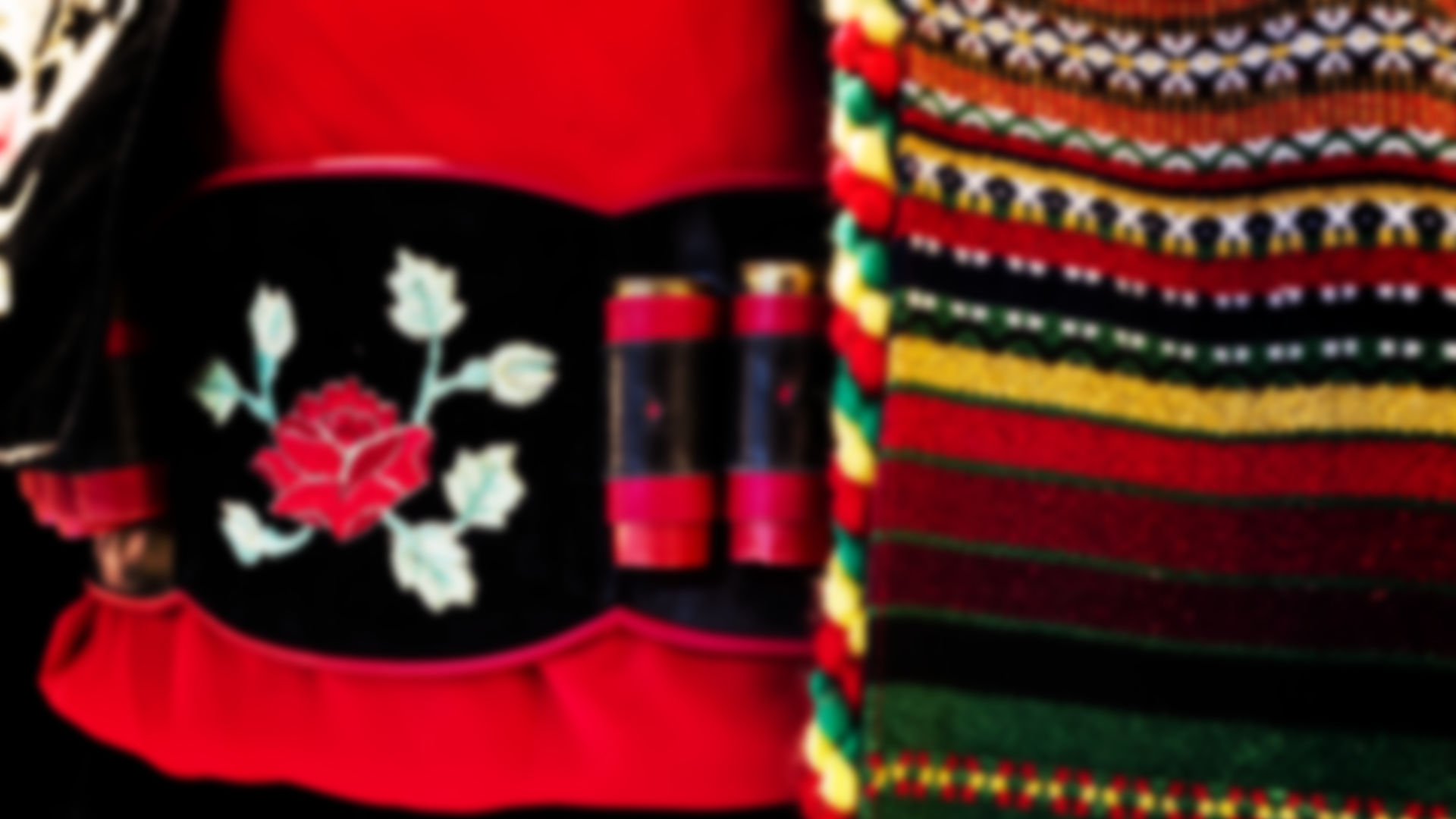 wallpaper Detalle del traje de la comparsa Contrabandistas